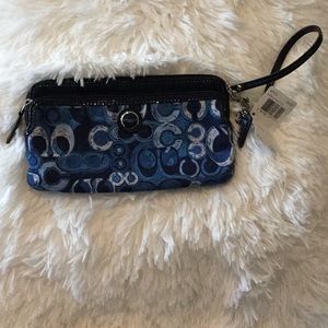 Coach Wallet- Blue NWT